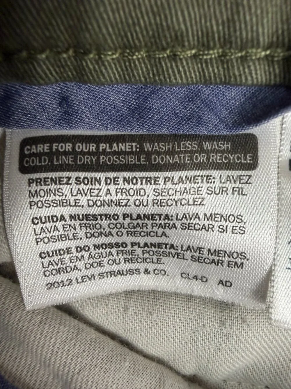 Dockers Straight Fit Olive Green Stretch Chino Pants 35x28.5